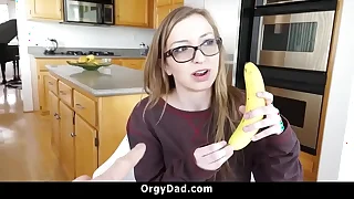 Super-naughty Up to Fucking His Teenager Stepdaughter